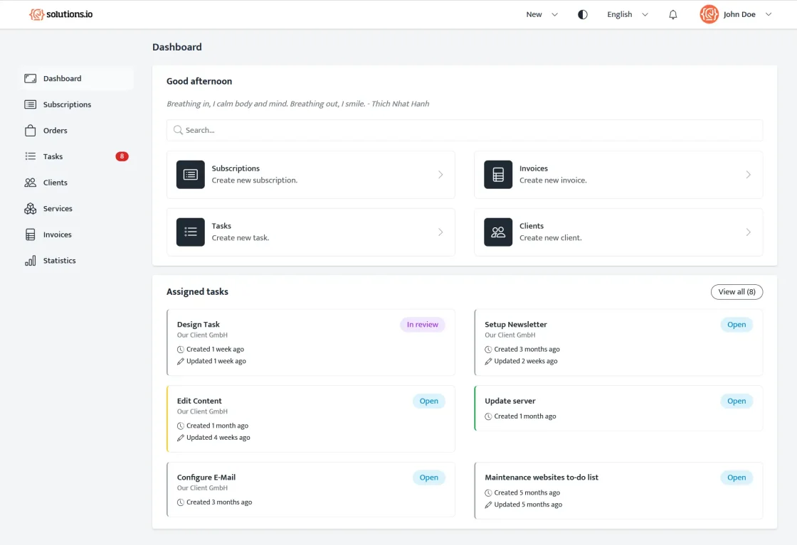 HelloHost product screenshot