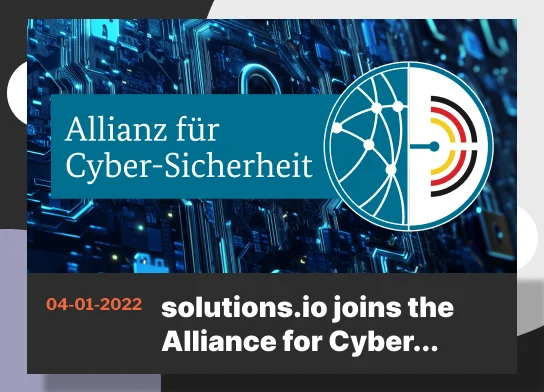 solutions.io tritt der Allianz für Cyber-Sicherheit bei