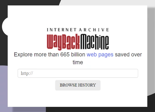 Restore Lost Websites with the Wayback Machine